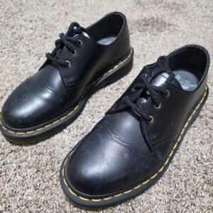 Dr. Martens Vegan 1461 Black Oxford Shoes Unisex Men’s 5 / Women’s 6 EU 37