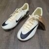 Nike Zoom Mercurial Soccer Cleats Men’s Size 6.5 – Pale Ivory / Black – Model DJ