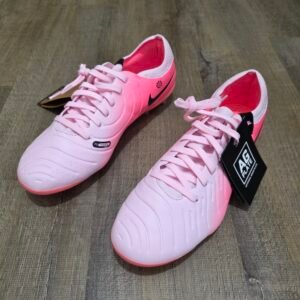 Women’s Pink Foam AG Soccer Cleats – Size 6 US – Tiempo Legend 10 Academy Style