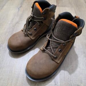 Timberland PRO Men's 9M Brown Work Utility Boots XL Composite Toe Anti-Fatigue
