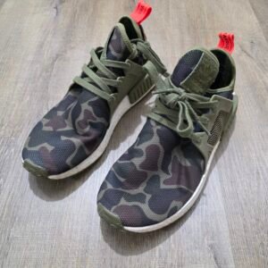 Adidas NMD XR1 Camo Green Men’s Size 9.5 Boost Running Shoes Sneakers BA7232