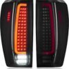 LED Tail Lights for GMC Sierra 1500 2019-2023 Smoked Black Pair
