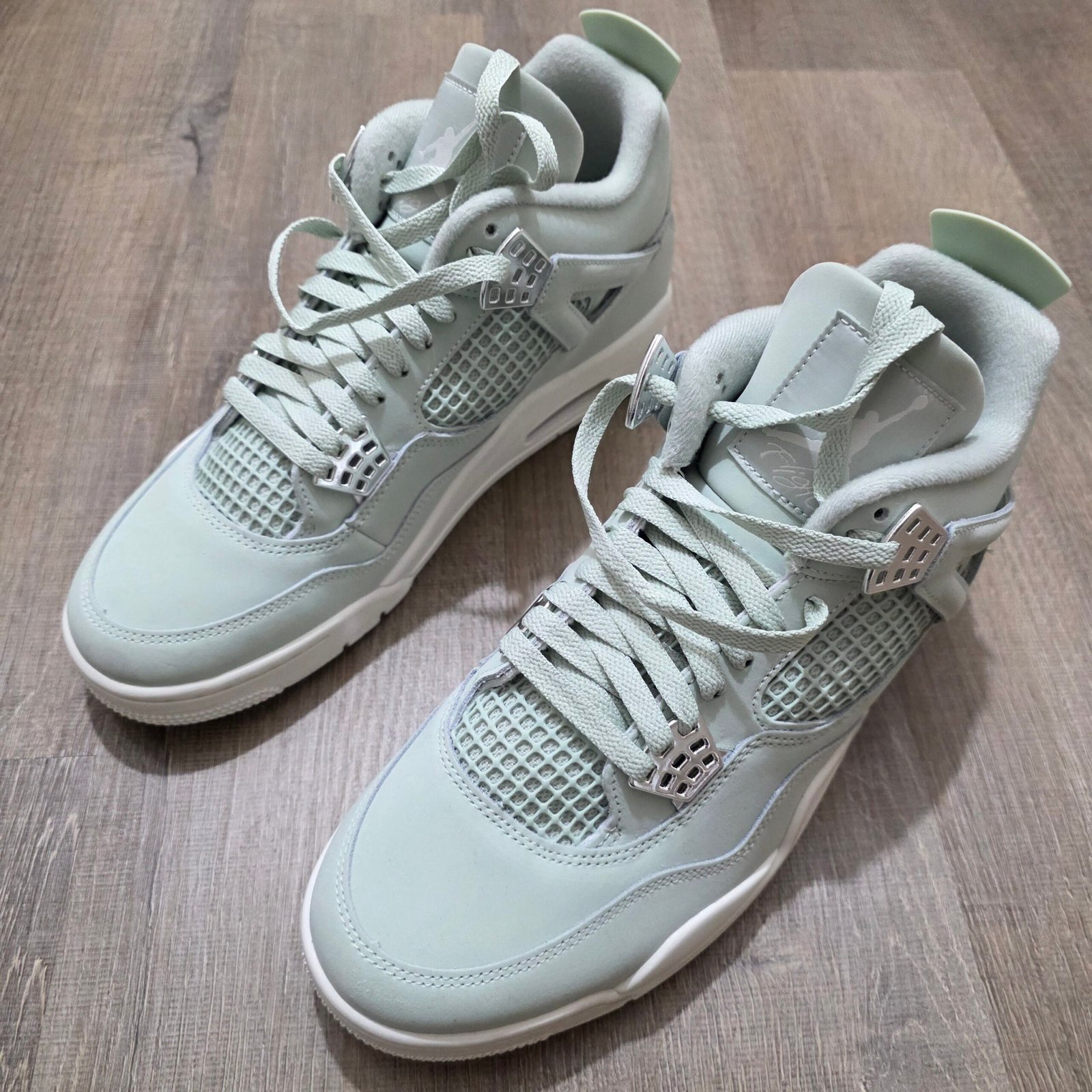 Nike Air Jordan 4 Retro Seafoam Mint Green US 12 Men HV0823-003 NEW