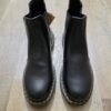 Dr. Martens Vegan Chelsea Boots Black Men 11 Women 12 Slip On