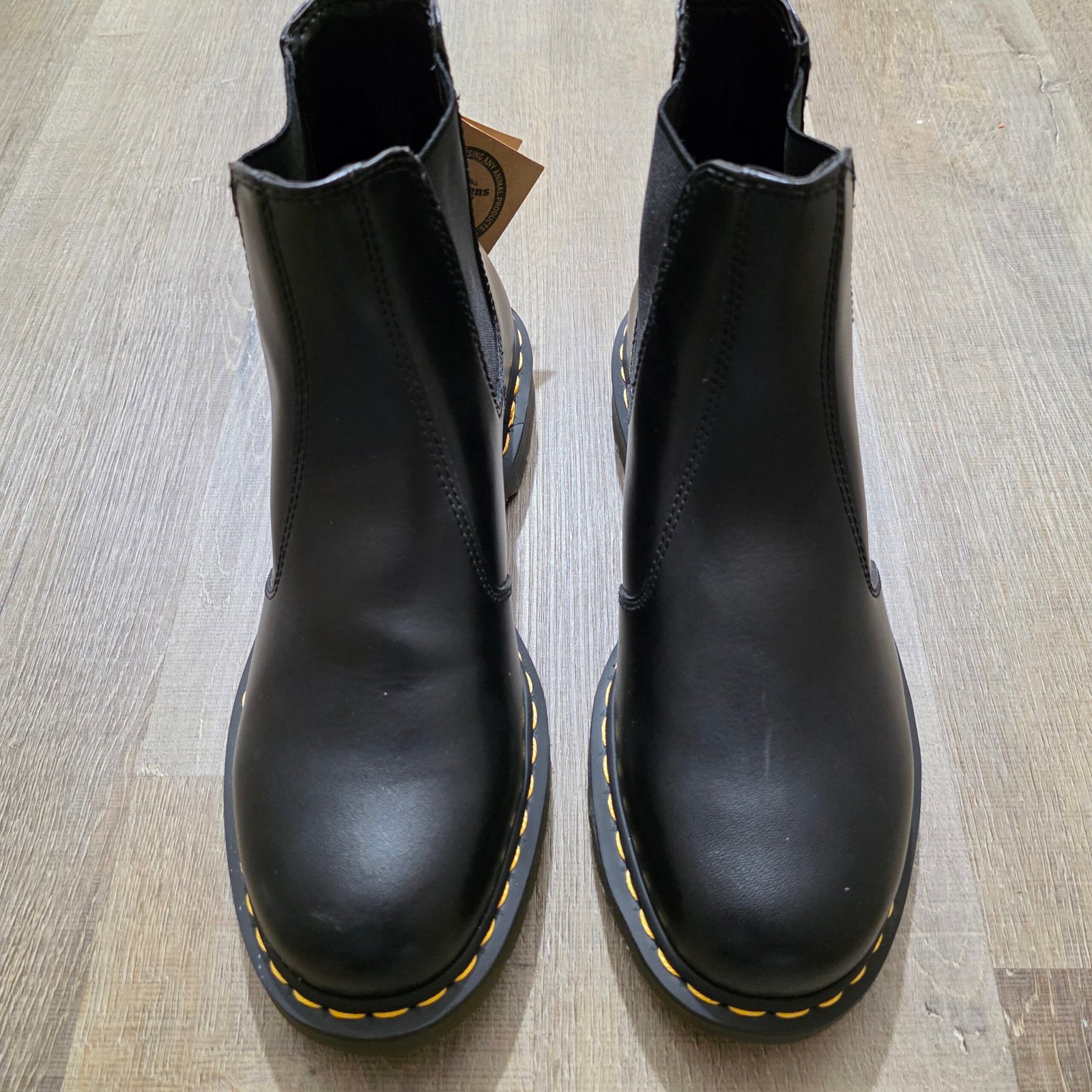 Dr. Martens Vegan Chelsea Boots Black Men 11 Women 12 Slip On