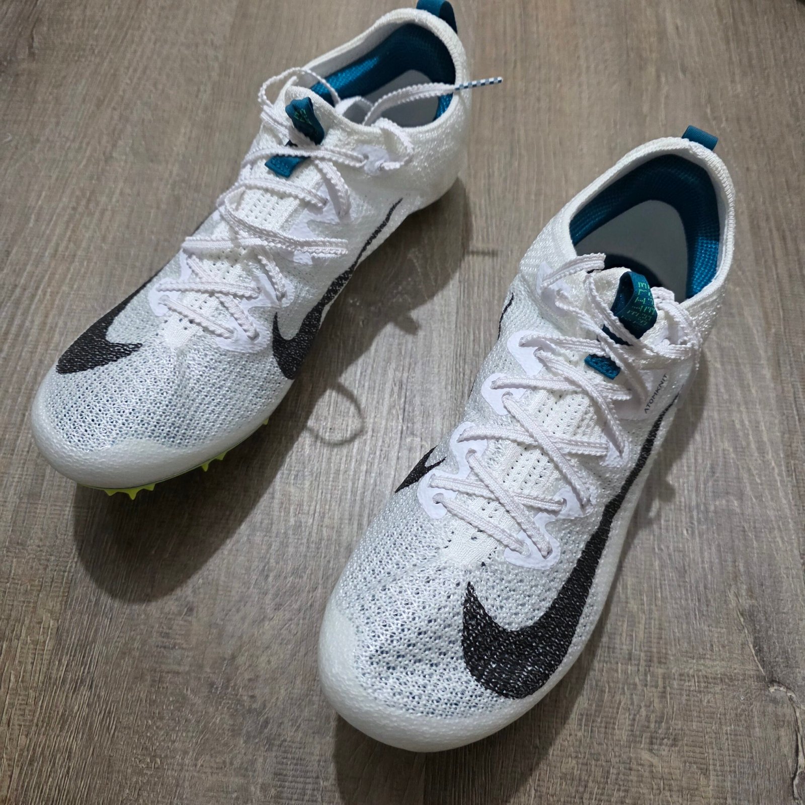 Nike ZoomX Dragonfly Track & Field Distance Spikes White Volt FZ9662-100 Men’s Size 8