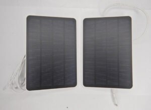 (2) 7"X5" Solar Charging Panel for MICRO USB Camera 5V