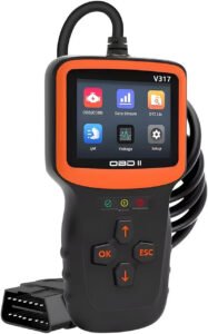 Vehicle Engine Fault Code Reader,V317 OBD2 Car Scanner Diagnostic Tool,  12V Enh