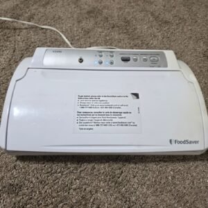 FoodSaver V2490 Vacuum Sealer Machine White Tested Working w Bag Roll