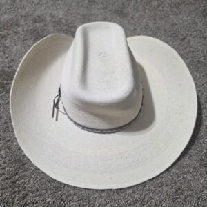 Stetson Western Cowboy Hat Size 7 1/2 Vented Crown Braided Hatband New
