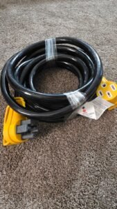 Heavy-Duty RV/Generator Extension Cord – Outdoor Power Cable Open Box 24ft