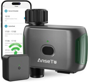 Wifi Water Timer for Garden Irrigation System, Hose Timer for Lawn Watering Syst