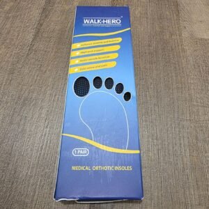 WalkHero Orthotic Insoles High Arch Support Men’s 9-9.5 / Women’s 11-11.5 Comfor