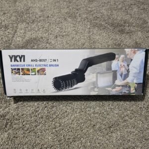 YKYI ANS-8057 Electric Rotary Grill Brush 2-in-1 USB-C 3-Speed Open Box